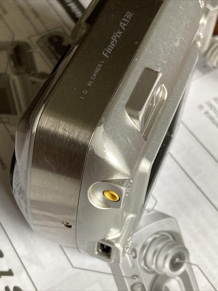 Fujifilm Digital Camera FinePix A330 3.2MP Silver Tested