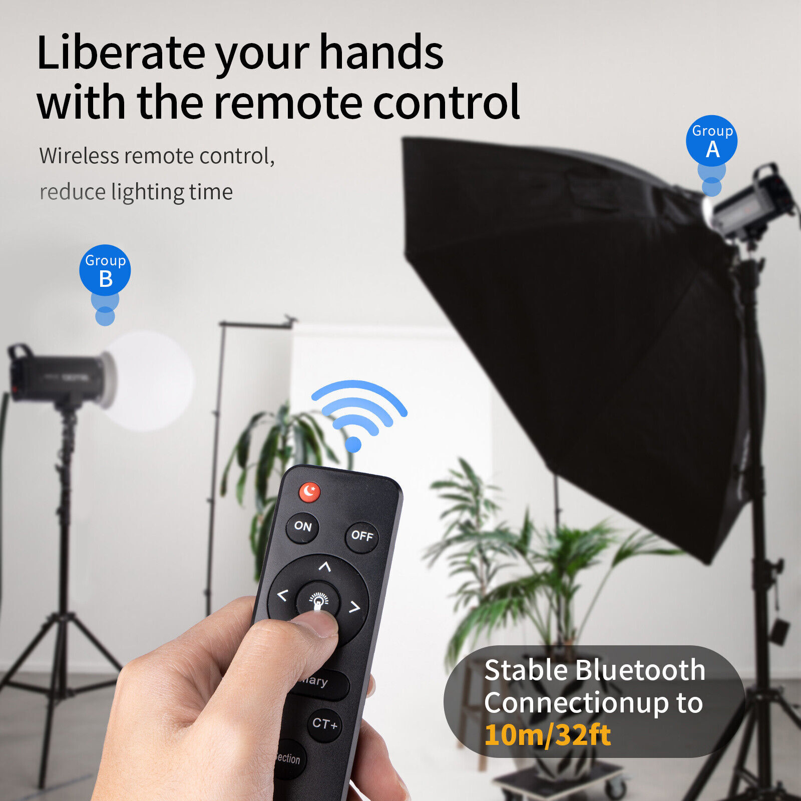 SITOO 250W LED Video Light Spotlight Lamp Studio Lighting Photography Remote