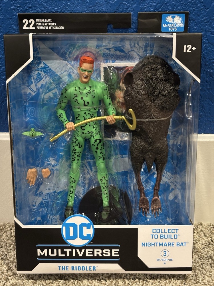 DC Multiverse Batman Forever Riddler Figure & Comic Bundle