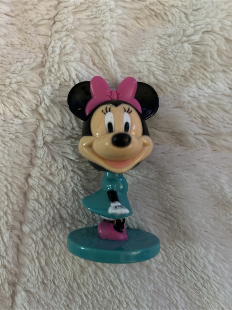 Kellog Bobble Minnie Mouse Figure Plastic In Good Condition
