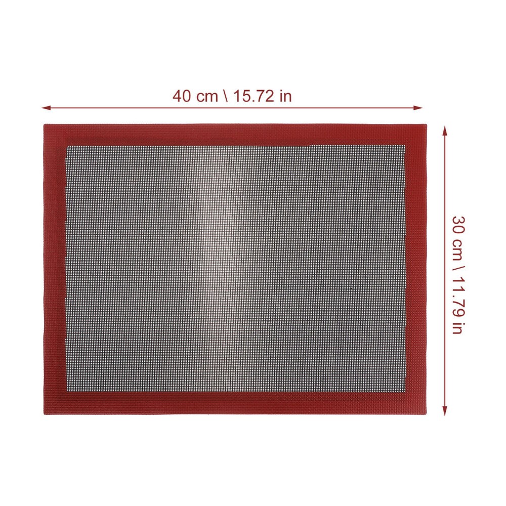 1PC Baking Mat Non Stick Mesh Sheet Silicone Bake Liners Pastry Bread Baking Pad