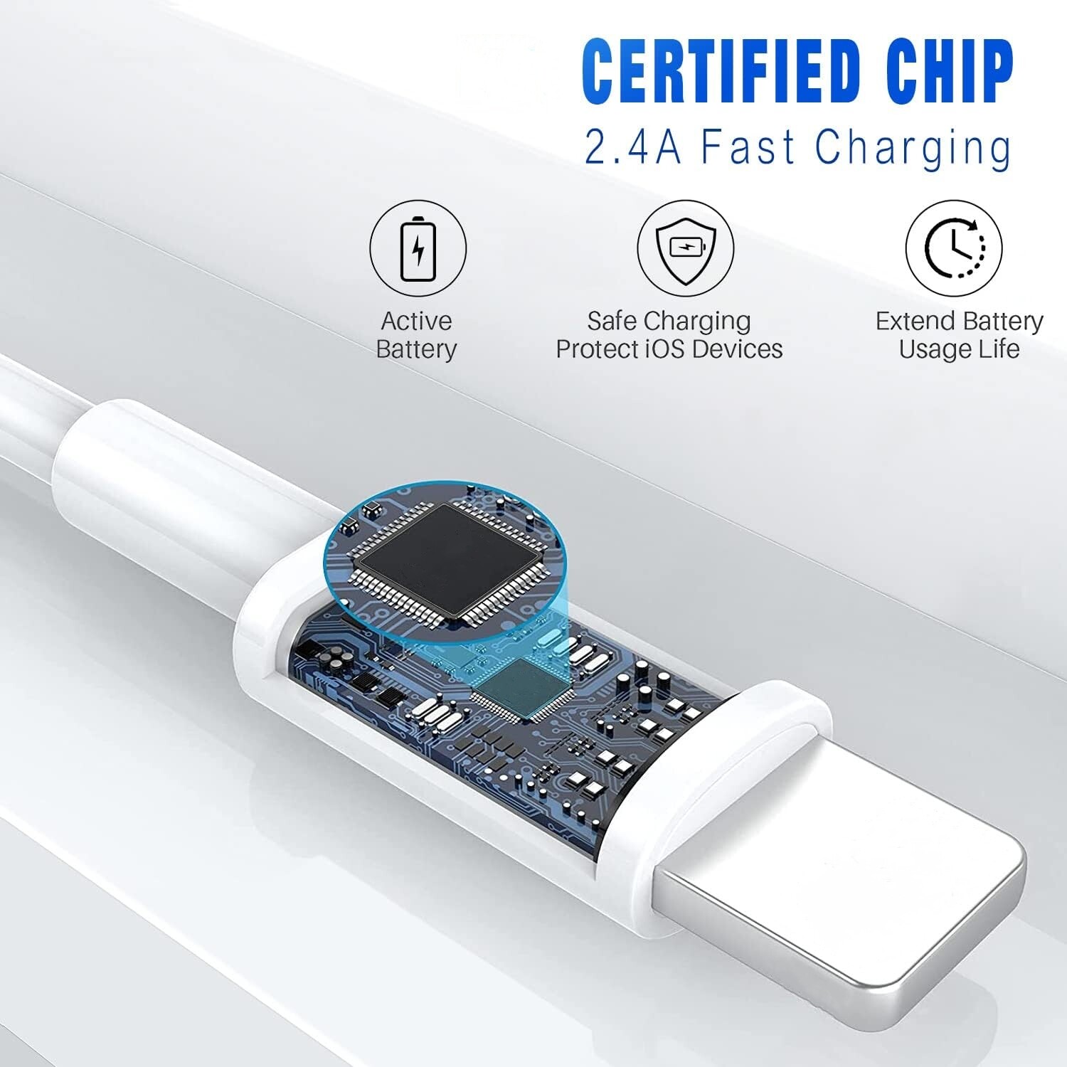 For iPhone 14 13 12 11 Pro Max XR 8 7 6 Fast Charging Cord USB Charger Cable Lot