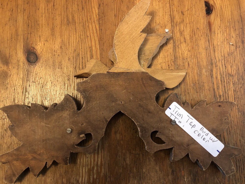 Vintage Black Forest Cuckoo Clock Front Trim-Topper