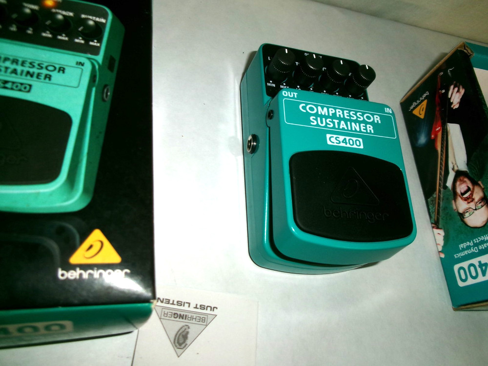Behringer CS400 Compressor Sustainer Pedal new in box