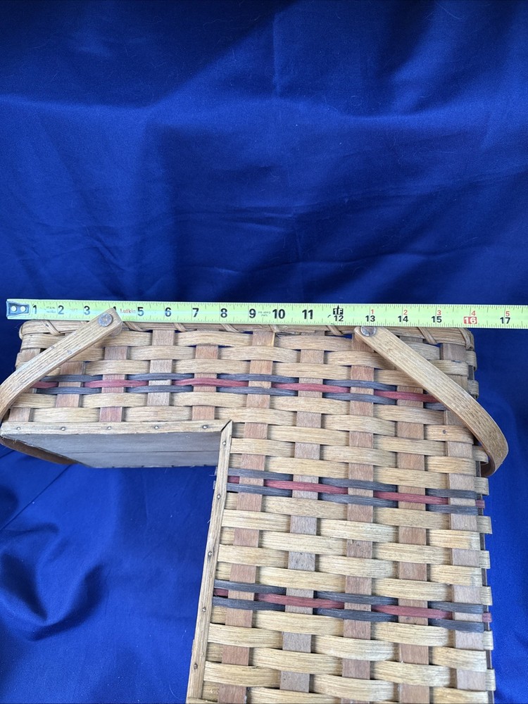 Handmade Woven Step Basket -N&S Baskets | Rustic Craft Decor