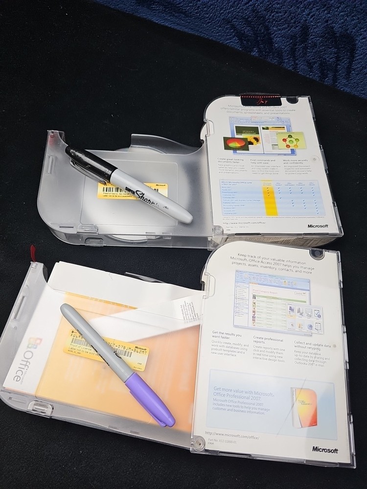 MICROSOFT OFFICE 2007 HOME STUDENT WORD EXCEL POWERPOINT Access WINDOWS