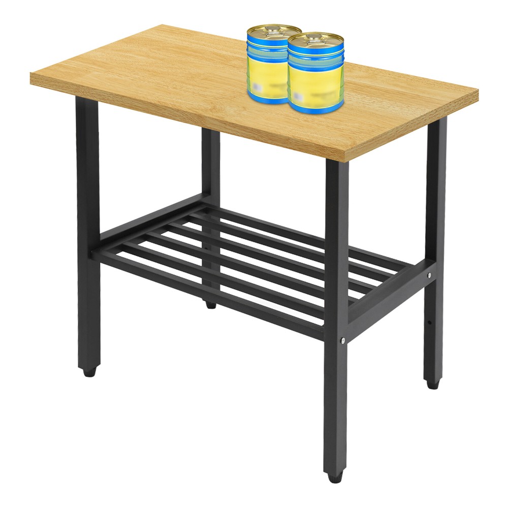 US Wood Color 75x30x3.5cm Adjustable Workbenches Tabletop Rectangular Countertop