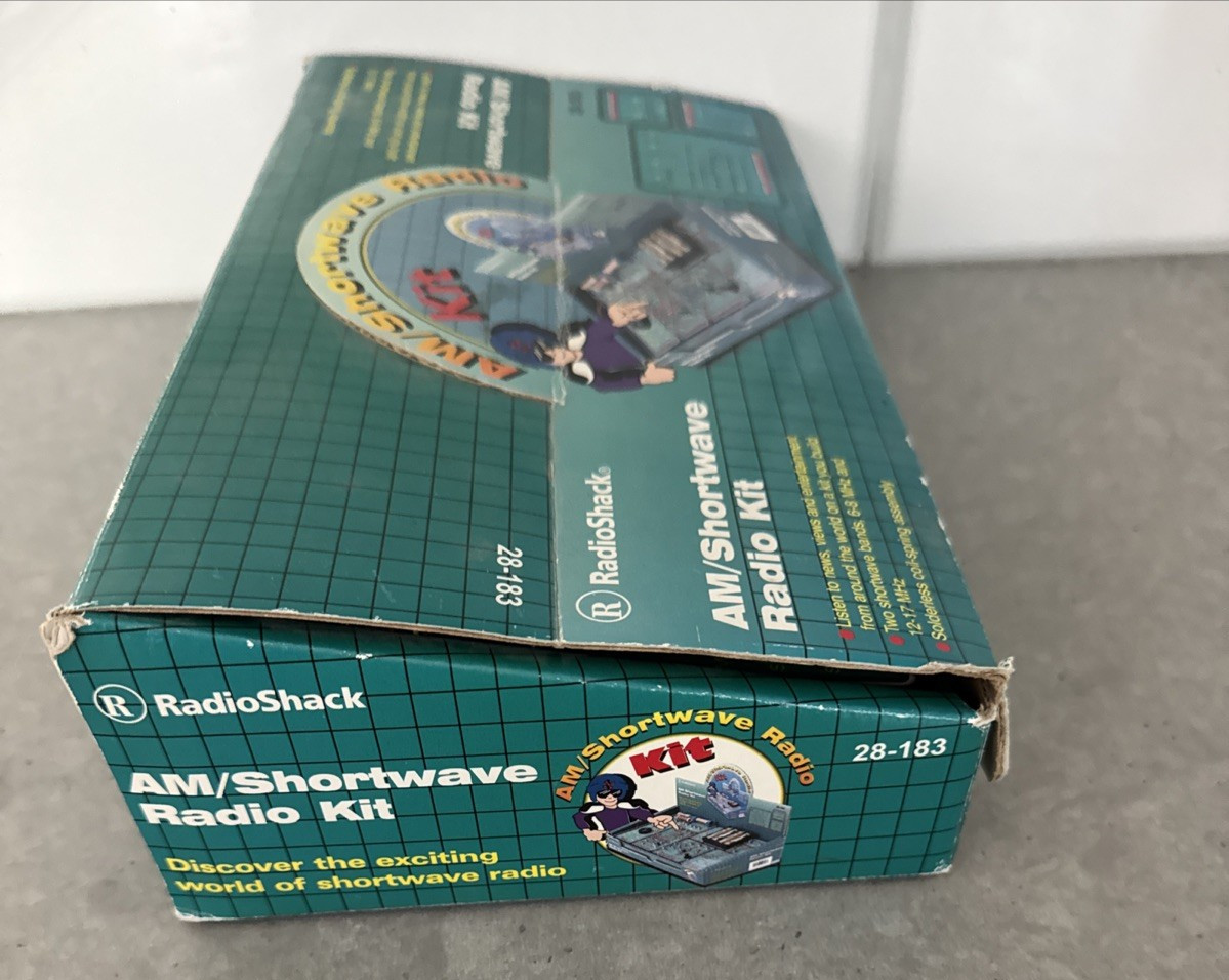 RadioShack AM/Shortwave Radio Kit 28-183 Untested Vintage