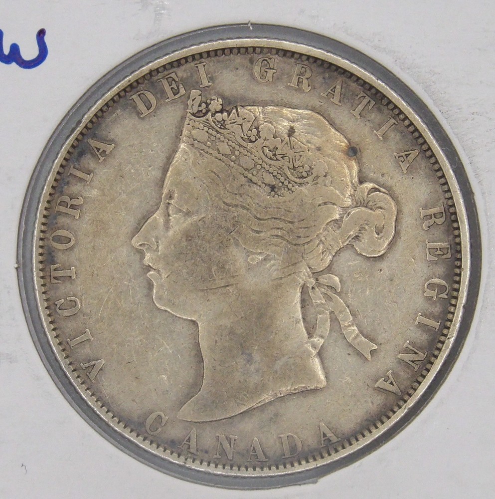 Canada 1870 LCW VF 50 Cents