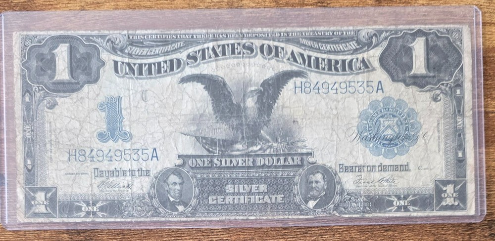 1899 $1 black eagle silver certificate