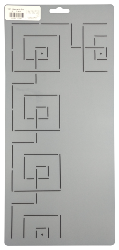 Quilting Stencil Geometric Square Border Simple Quilt Patterns Quilters Stencil