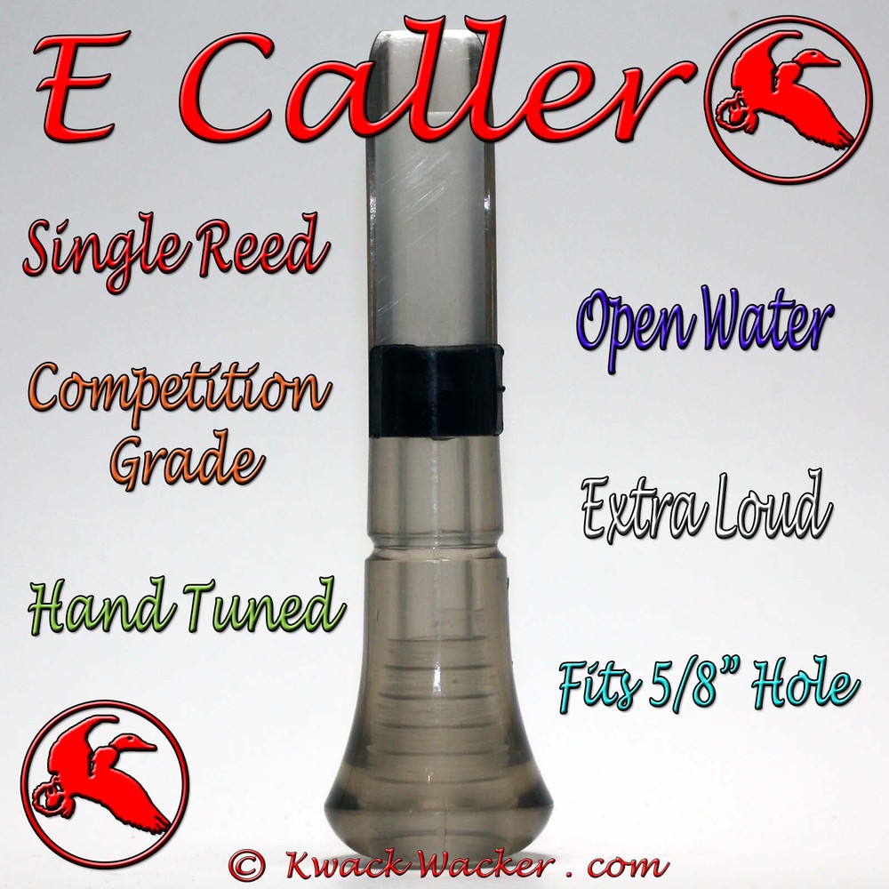 Duck call Inserts Kwack Wacker E Caller Open Water Loud Single Reed