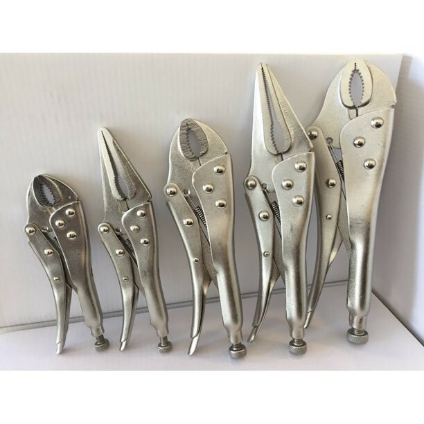 Locking Pliers Set ( 5Pack) 5", 6.5", 7", 9", 10" - Code Auto Tool #00130
