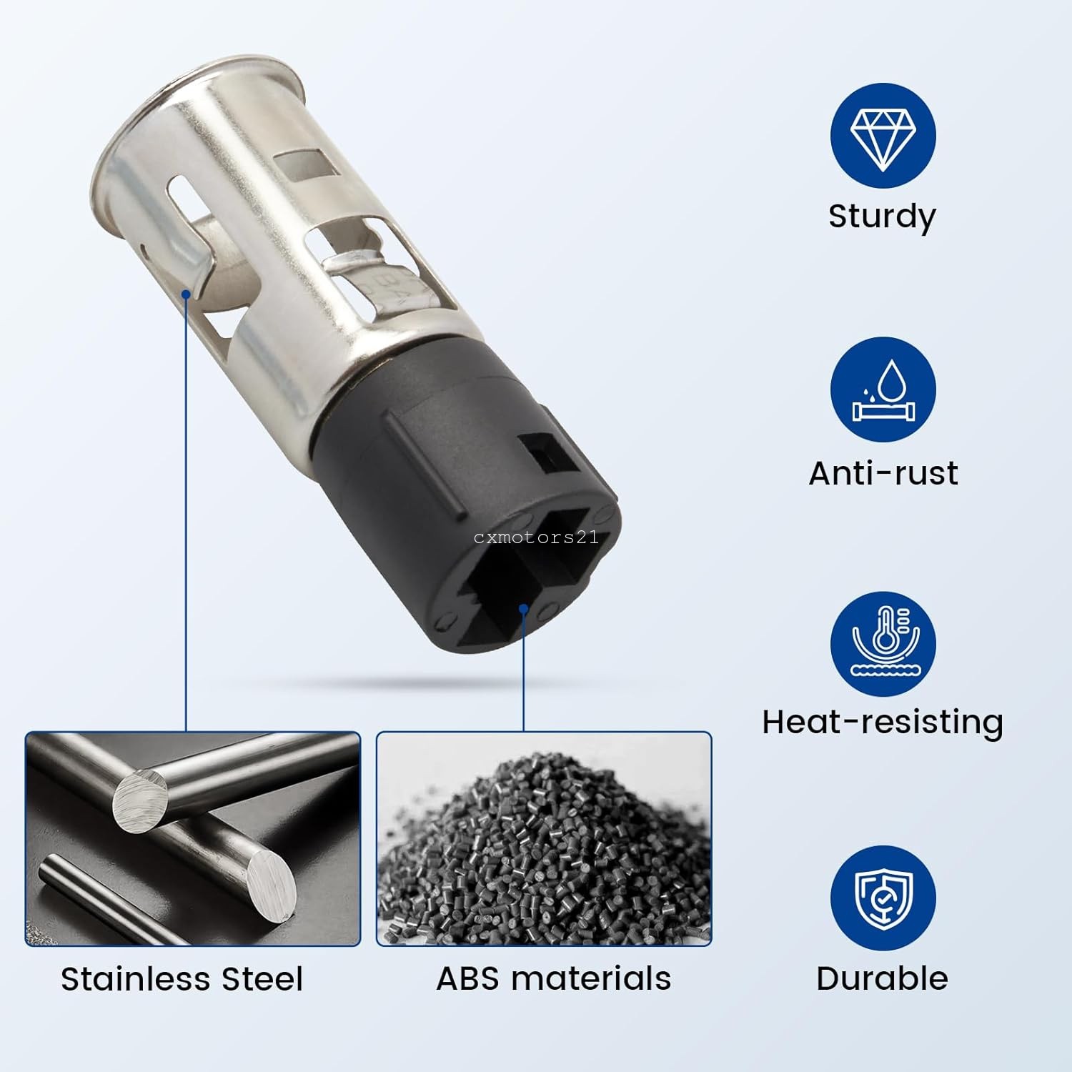 Power Outlet Base Cigarette Lighter Socket LH Side for 98-20 Ram 1500 2500 3500