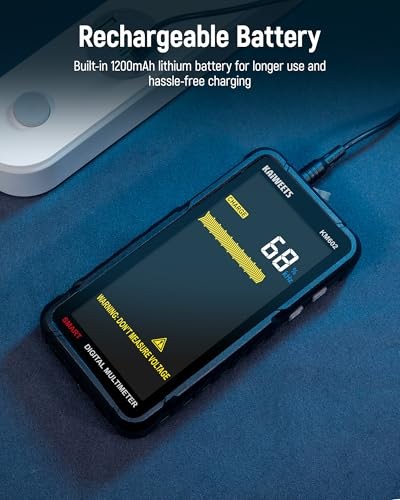 Smart Multimeter Rechargeable KM602 Full-Screen Smart Multimeter Black