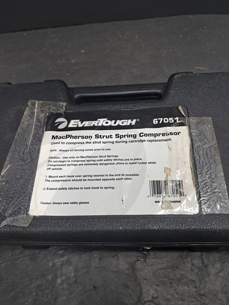 ❤️ EverTough 67051 MacPherson Strut Spring Compressor With Plastic Case
