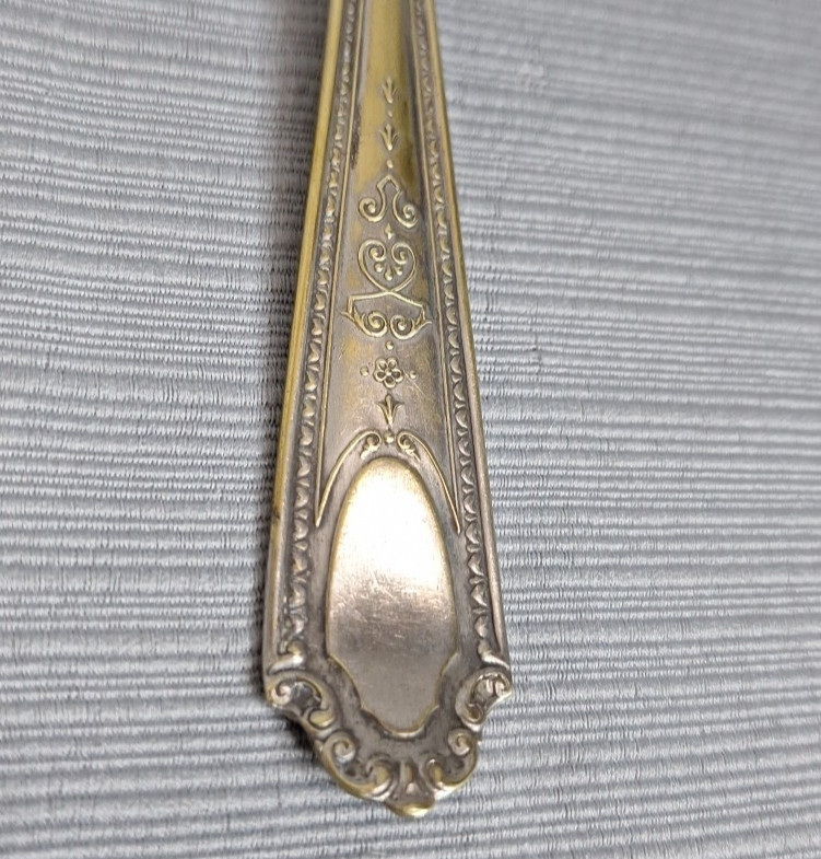 Vintage Standard Silverplate Flatware Serving Fork Meat 8.5"