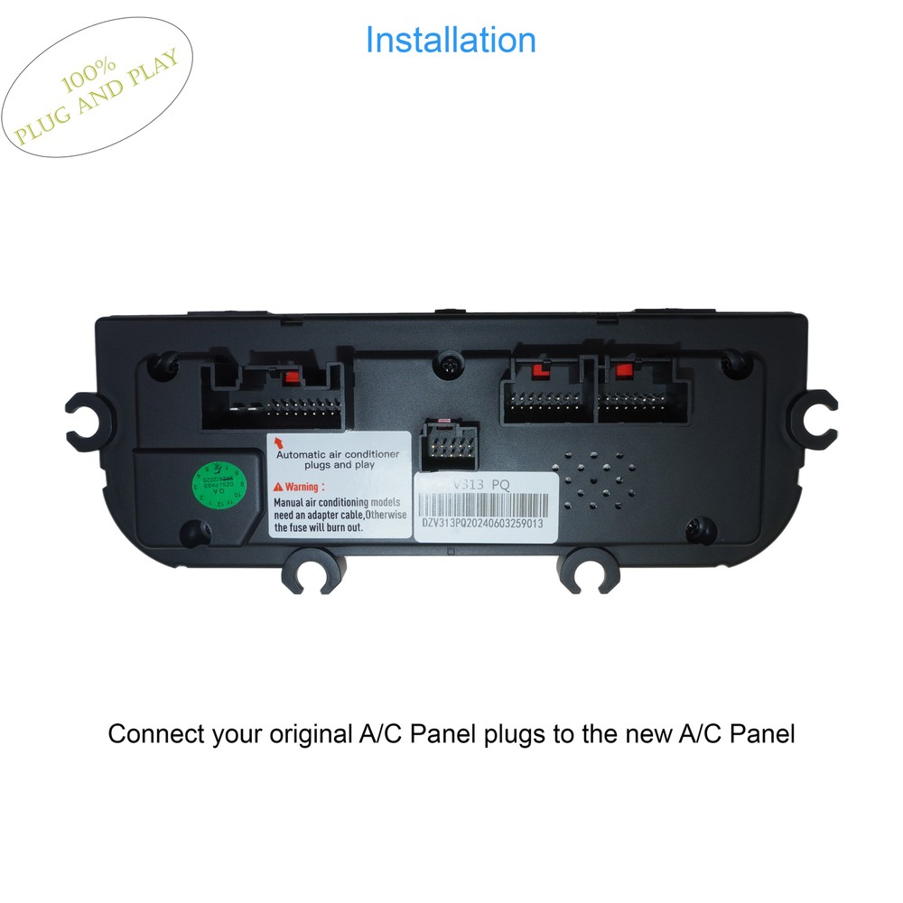 For VW Golf VI 1K 6.9" Touchscreen Digital Climate Control AC Panel