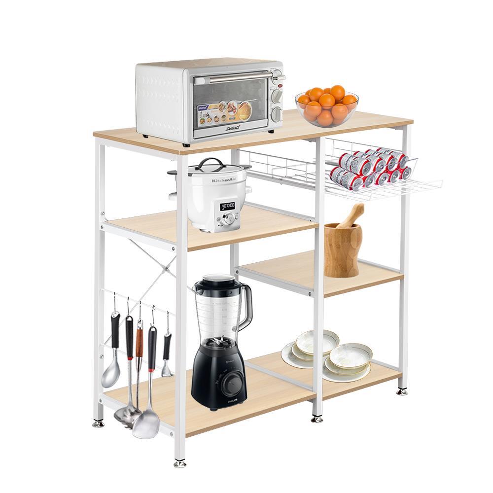 35" 24" Home Microwave Storage Kitchen Baker's Rack Utility Shelf Colors