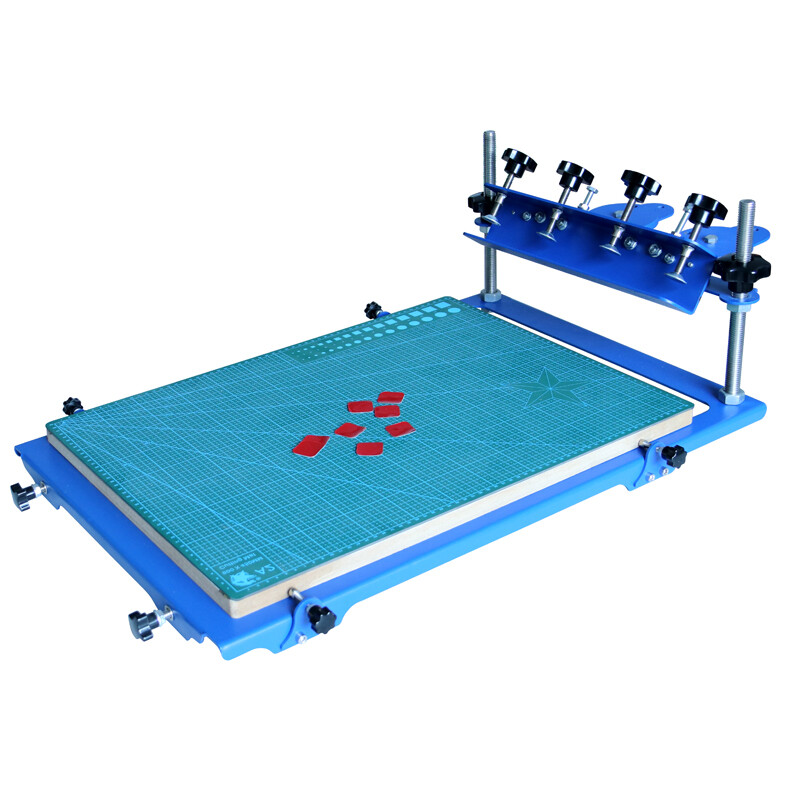 Single-Color Silk Screen Printer 3D Screen Printing Machine Adjustable Height