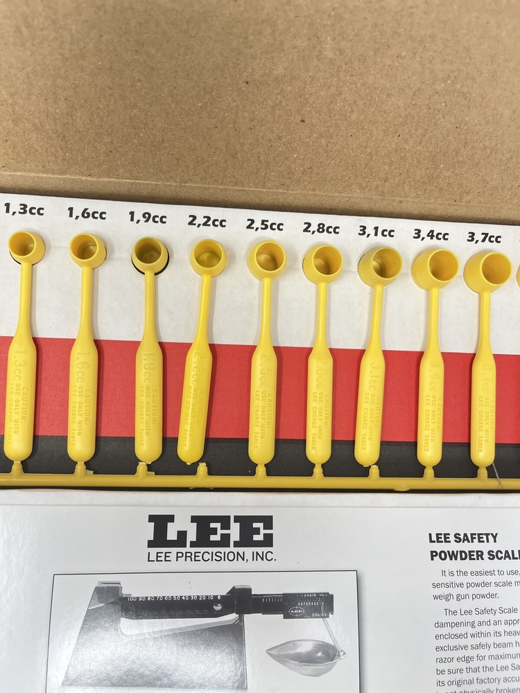 LEE Precision Improved Powder Measure Kit Dipper 90100 Reloading