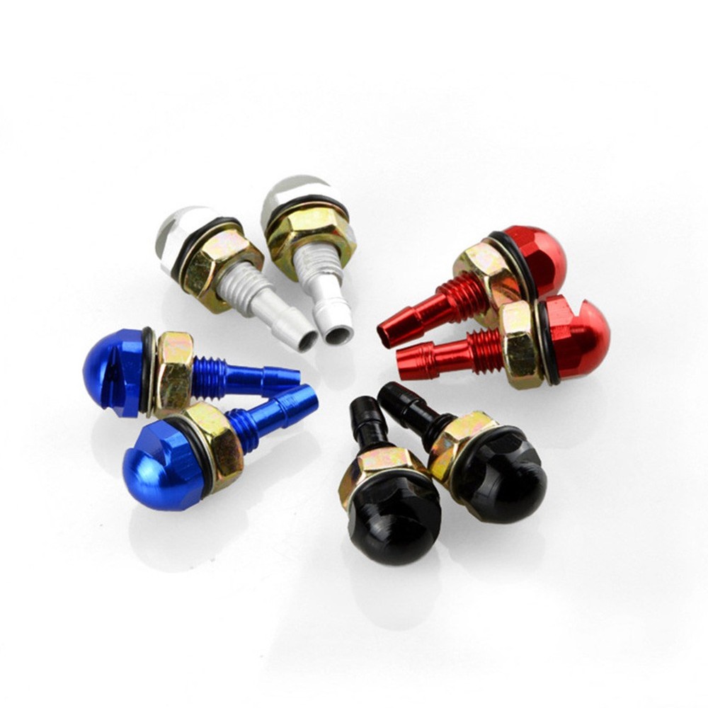 One Pair Replacement Front Windshield Washer Nozzles (Black)
