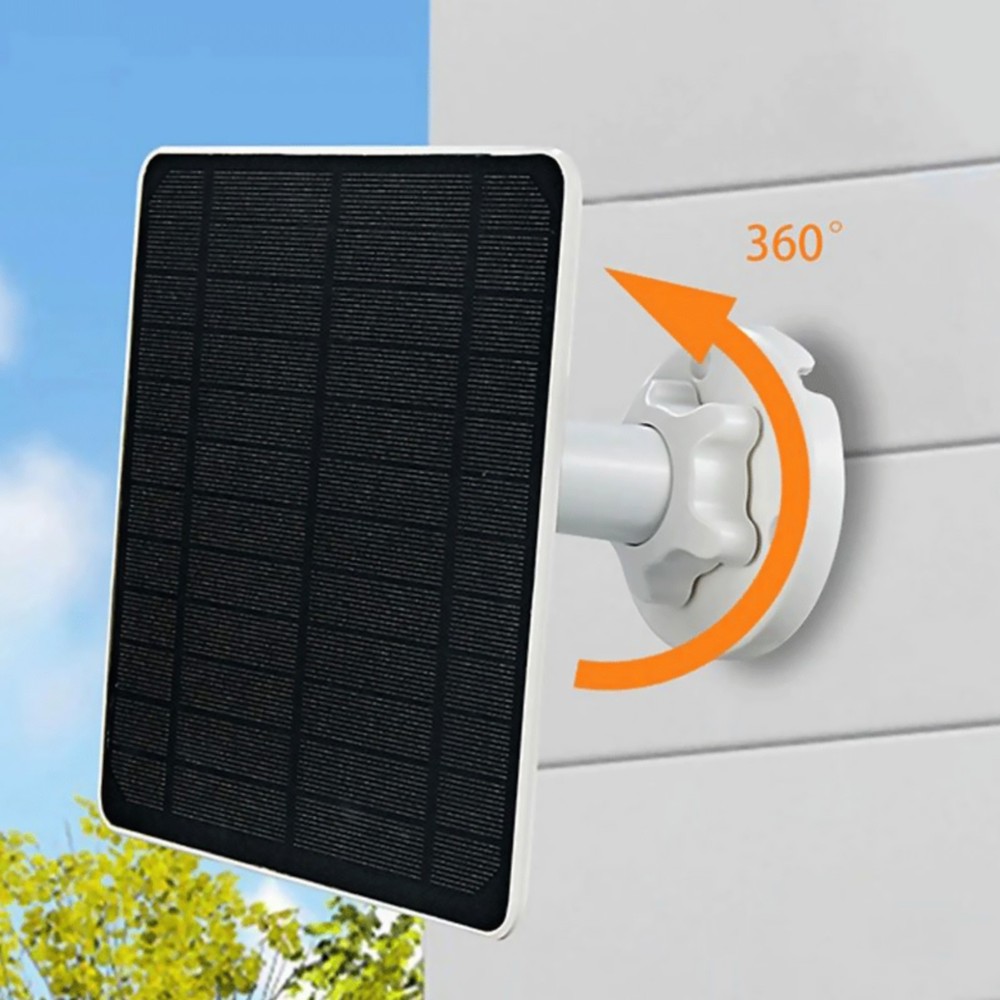 Designed-3-In-1 Solar Panel for Ring Spotlight Security Cam Battery Charger