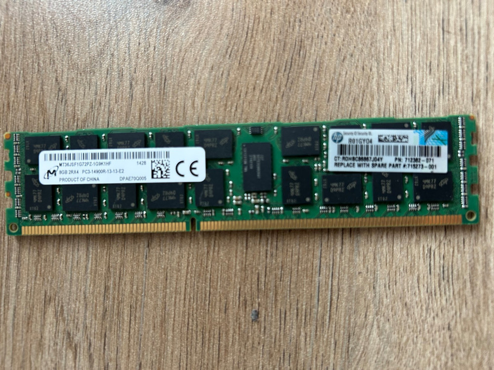 Micron 8Gb 2Rx4 PC3-14900R-13-13-E2 Server RAM