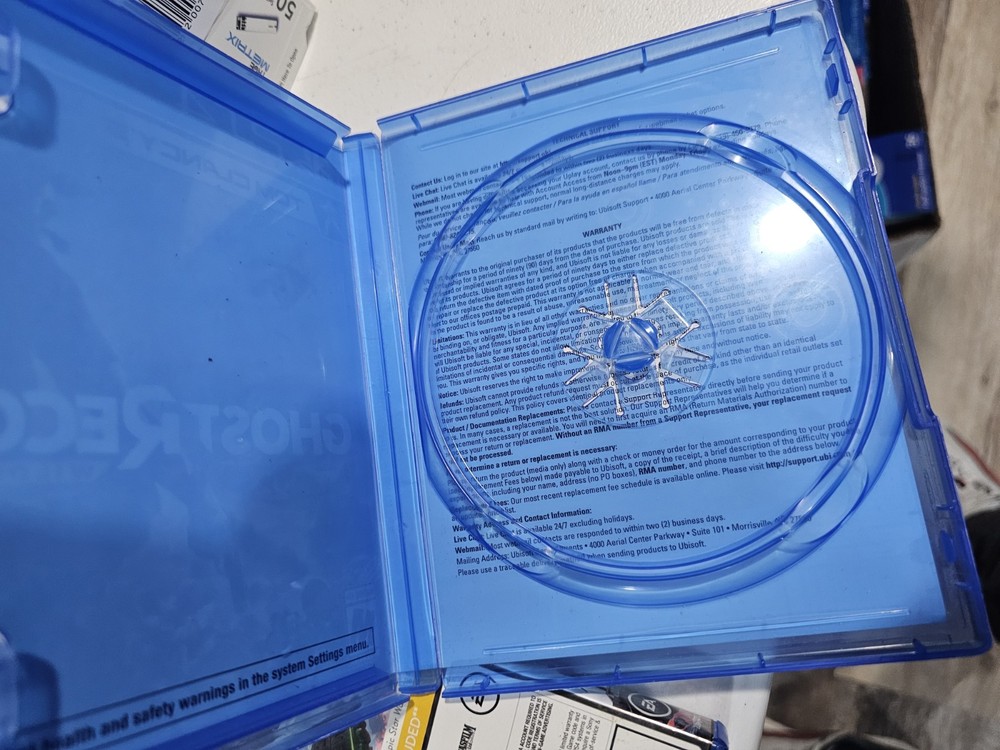 ps4 ghost recon wildlands case only NO GAME