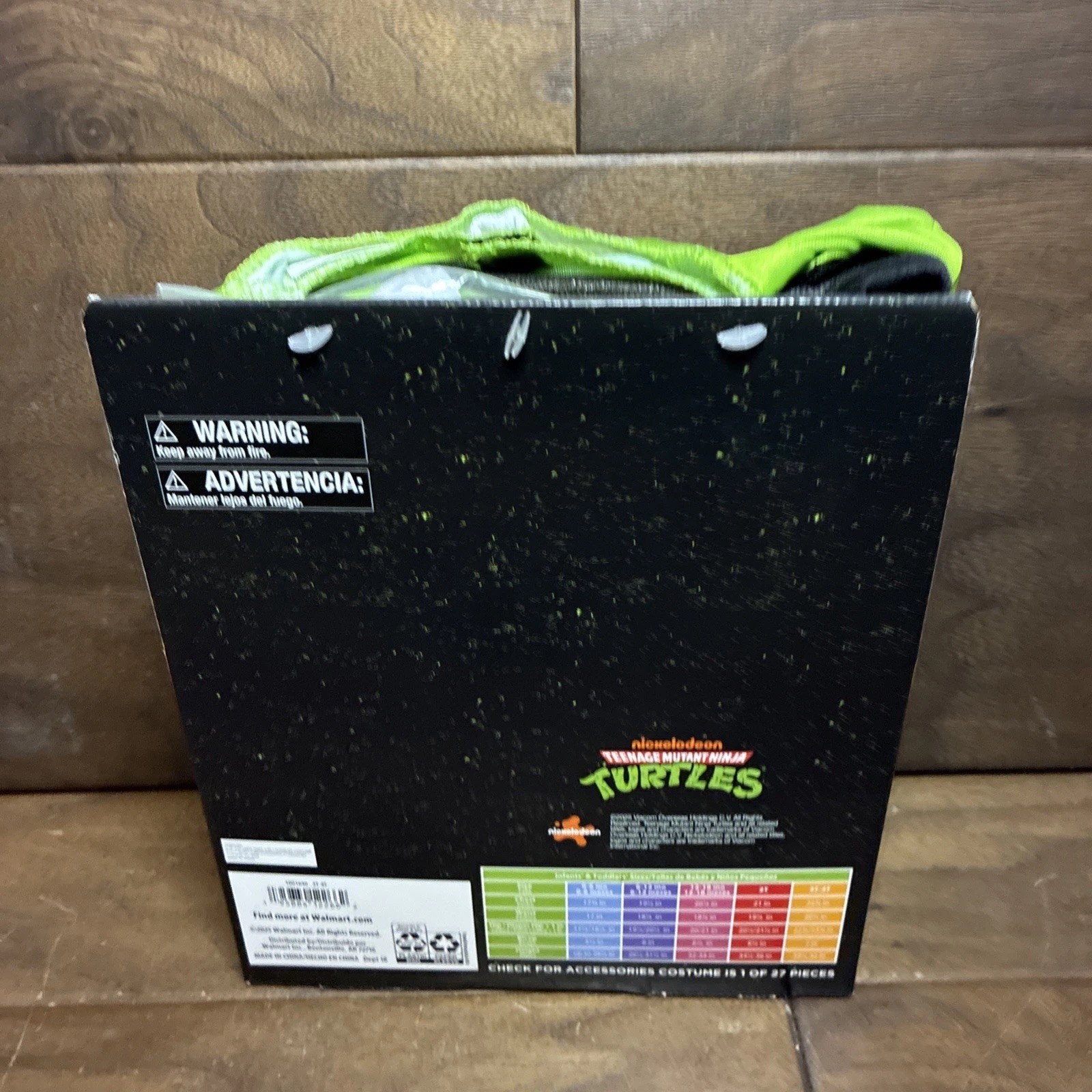 Teenage Mutant Ninja Turtles 4-in-1 Halloween Costume Toddler 3T - 4T by Rubies