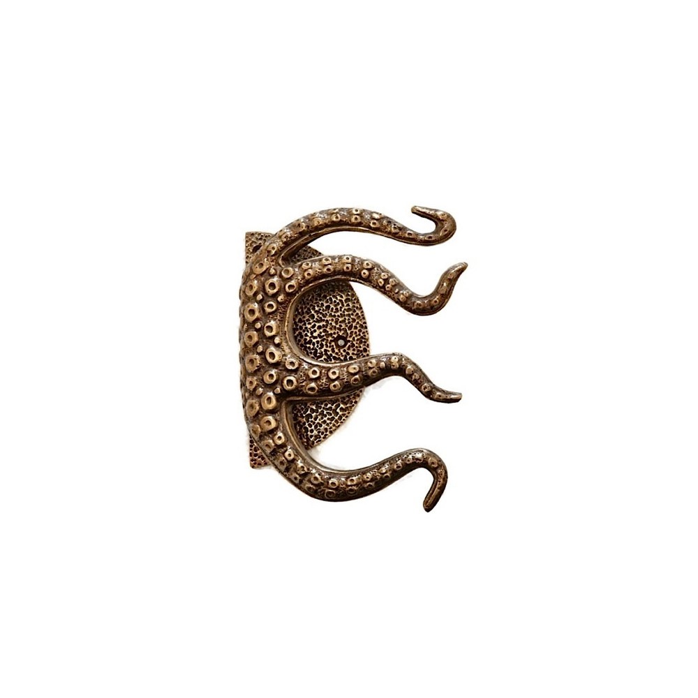 1 complete set version Small 11" wide Octopus HEAVY brass Stunning Solid heavy