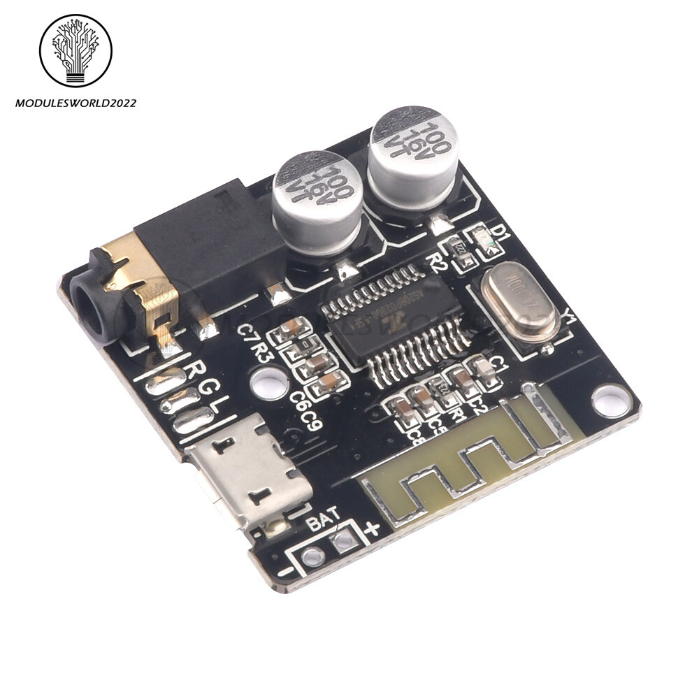 Bluetooth 5.0 MP3 Lossless Decoder Board Amplifier Module Audio Receiver Board