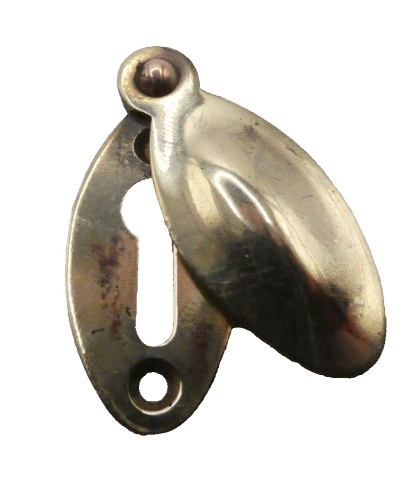 Vintage solid brass escutcheon (ML785)