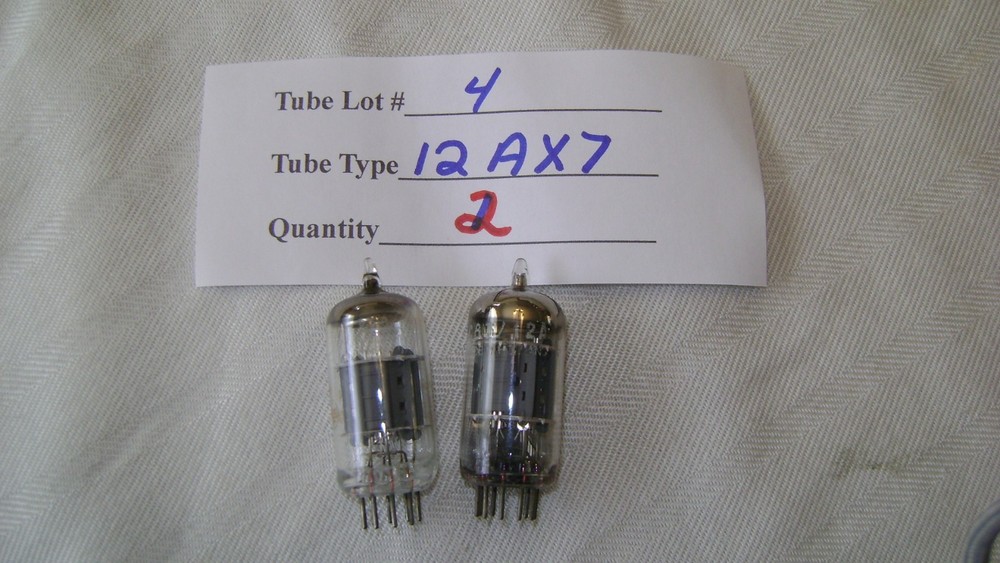 Pair (2)  12AX7   Fully Checked and Guaranteed BIN $29.95  Shipped
