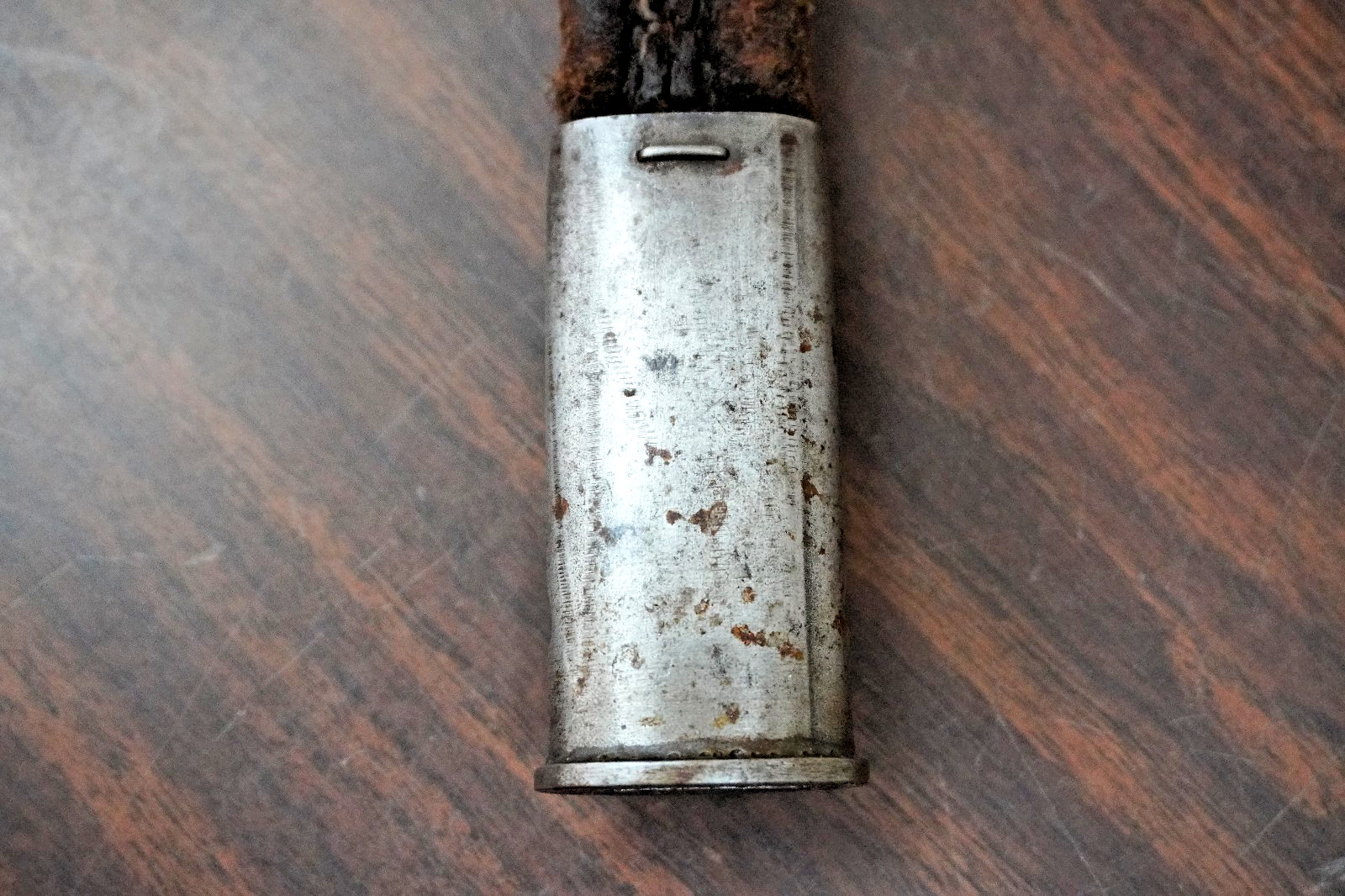 WWI British Lee-Enfield P1907 Rifle Bayonet with Scabbard Wilkinson 1917 Marked