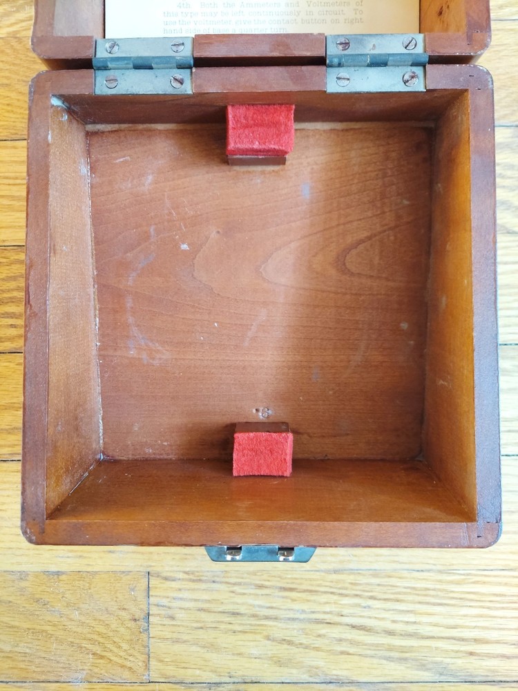 1920's Whitney Electrical Instrument: Continuous Current Voltmeter - Fast Ship