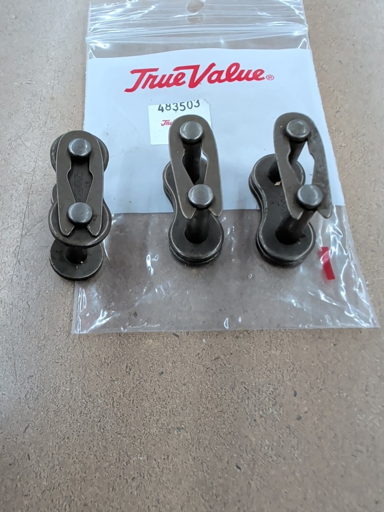 ANSI #60 CONNECTING LINK - 3 PACK - REPLACEMENT ROLLER CHAIN LINKS - 60