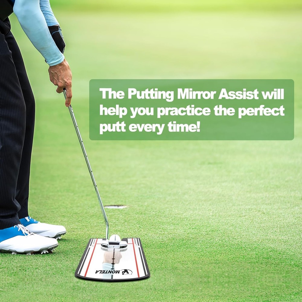 Golf Putting Alignment Mirror Training Aid
