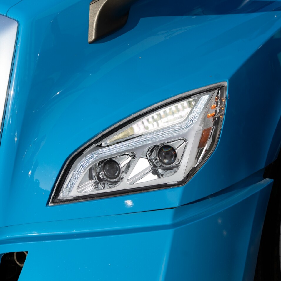 LED Projection Headlight w/ Position Light for Freightliner Cascadia - Driver