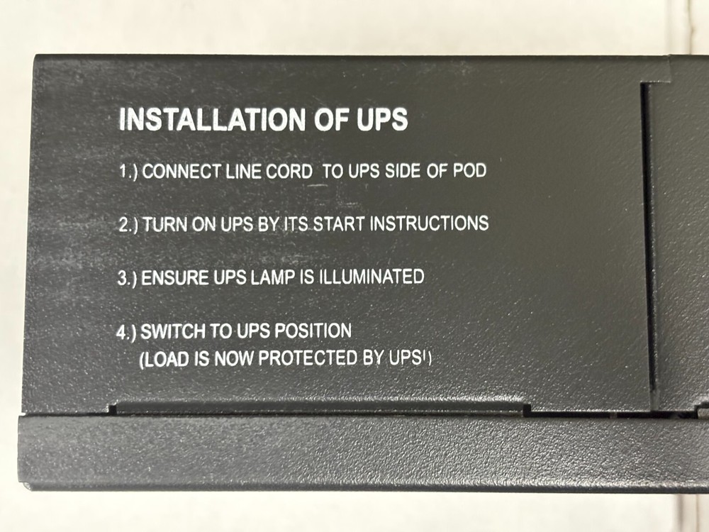 Liebert MP2-115HW MicroPOD Maintenance Bypass Switch
