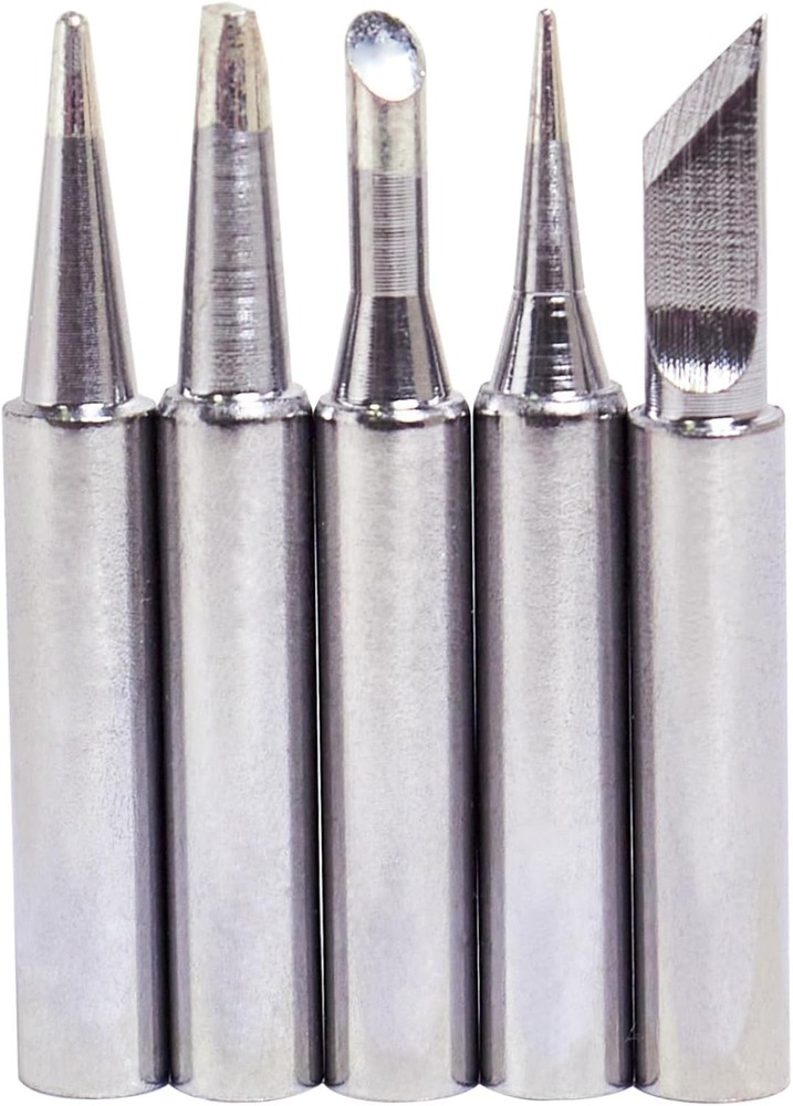 5pcs Universal Soldering Iron Tips Set for Hakko & More