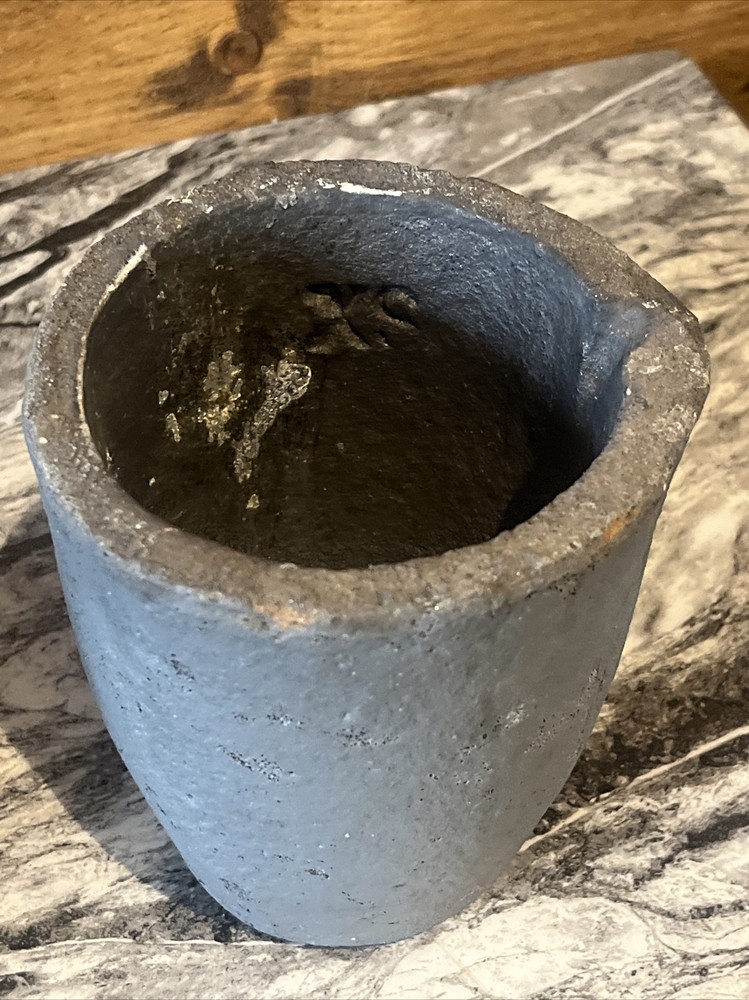 2 Vintage Foundry Smelting Pots