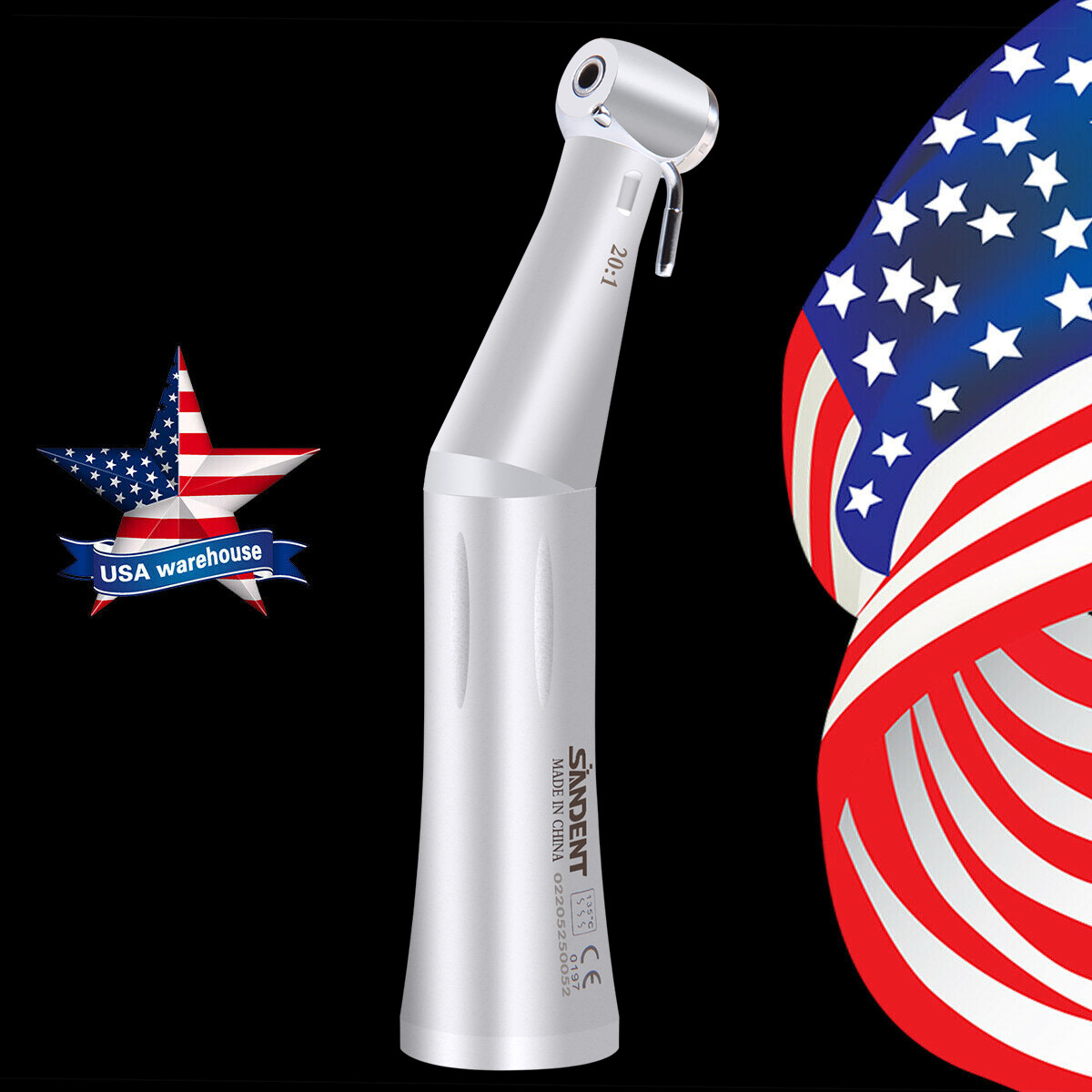 NSK Style SG20 Dental Implant 20:1 Contra Angle Push Button Surgical Handpiece S