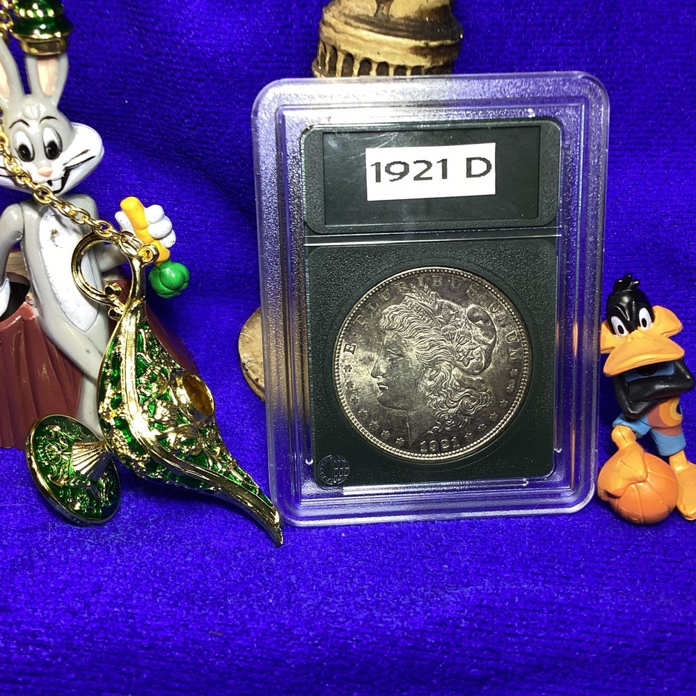 1921 D MORGAN SILVER 💰 ONLY “ D “ MINTED MICRO “ D “ UNCIRCULATED🗝️