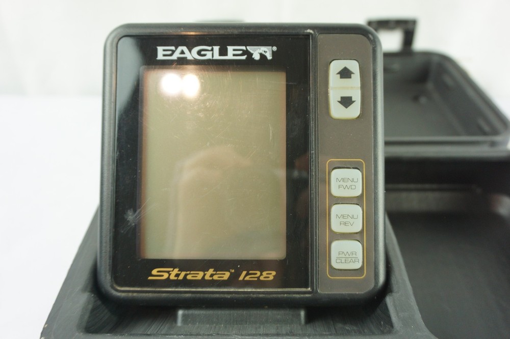 Eagle Strata View 128 Plus Fish Finder Head Unit + Case