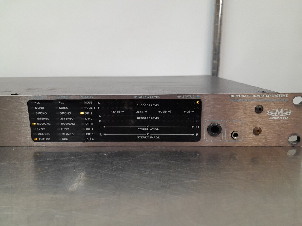 CCS CDQPrima120 Musicam 20kHz Stereo Bi-Directional CODEC