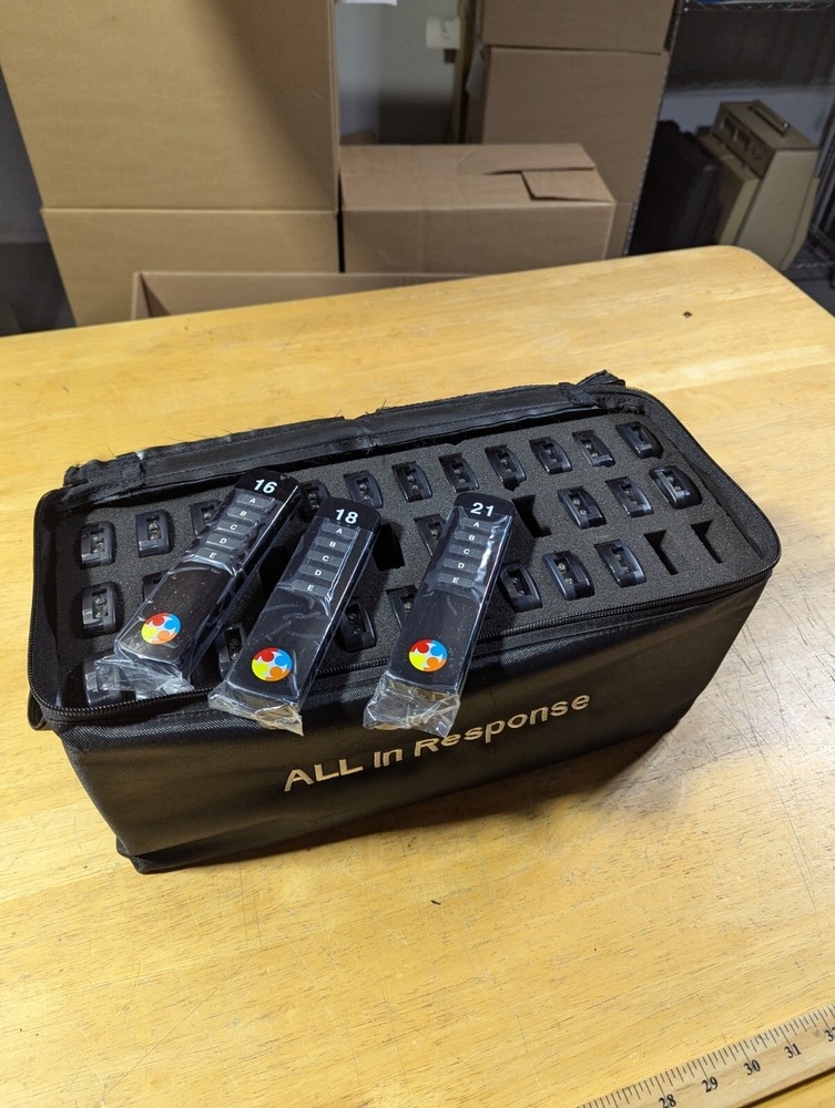 NO RECEIVER All In Learning Classroom Response System 34 Remote Receiver School