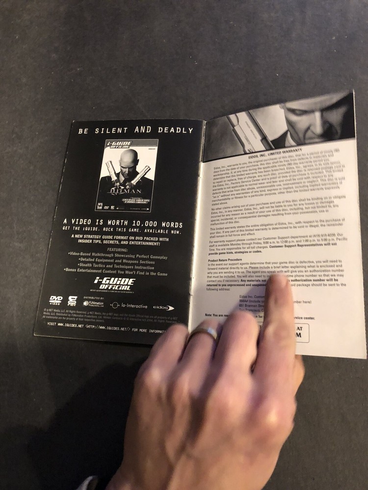 hitman contracts xbox Manual Only