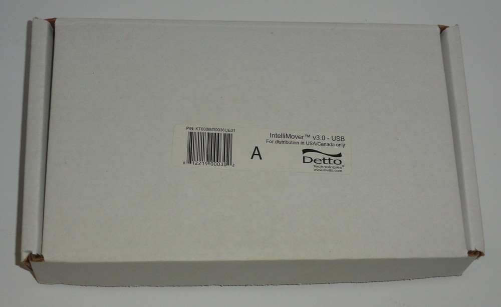 Detto IntelliMover v3.0 USB Cable & CD-ROM Data Transfer Software 2001