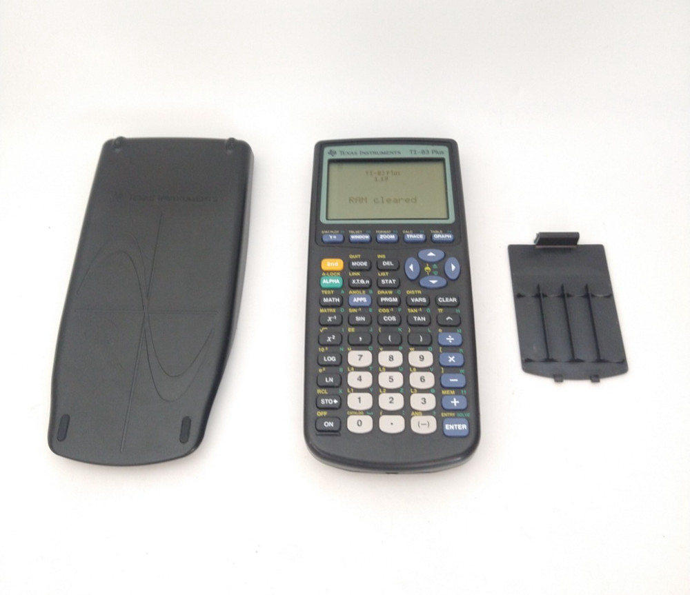 Texas Instruments TI-83 Plus Graphing Calculator with Cover | TESTED